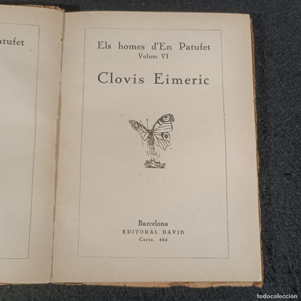 Libros antiguos: ELS HOMRES DEN PATUFET - VOL. 6 - CLOVIS EIMERIC - EDITORIAL DAVID / 66 - Foto 4