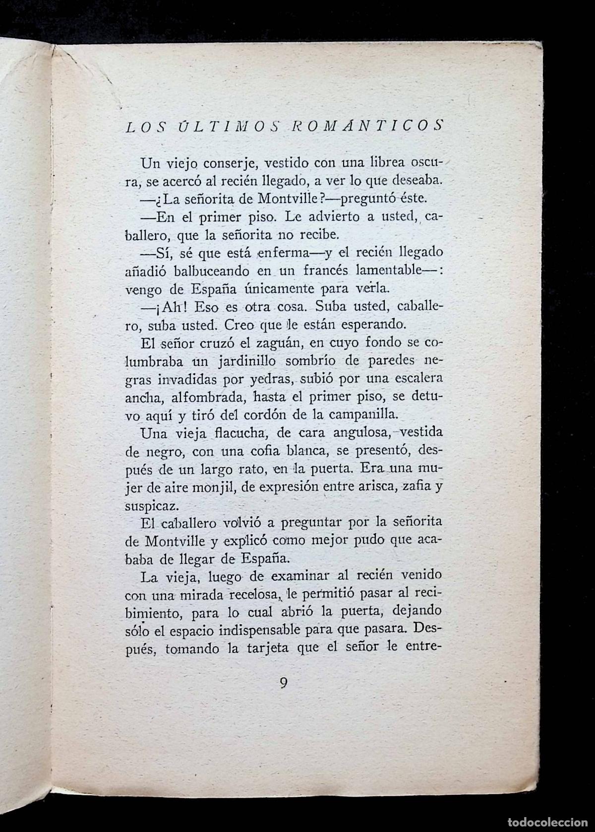 Libros antiguos: EL PASADO. LOS &Uacute;LTIMOS ROM&Aacute;NTICOS. - BAROJA, P&iacute;o. - Foto 2
