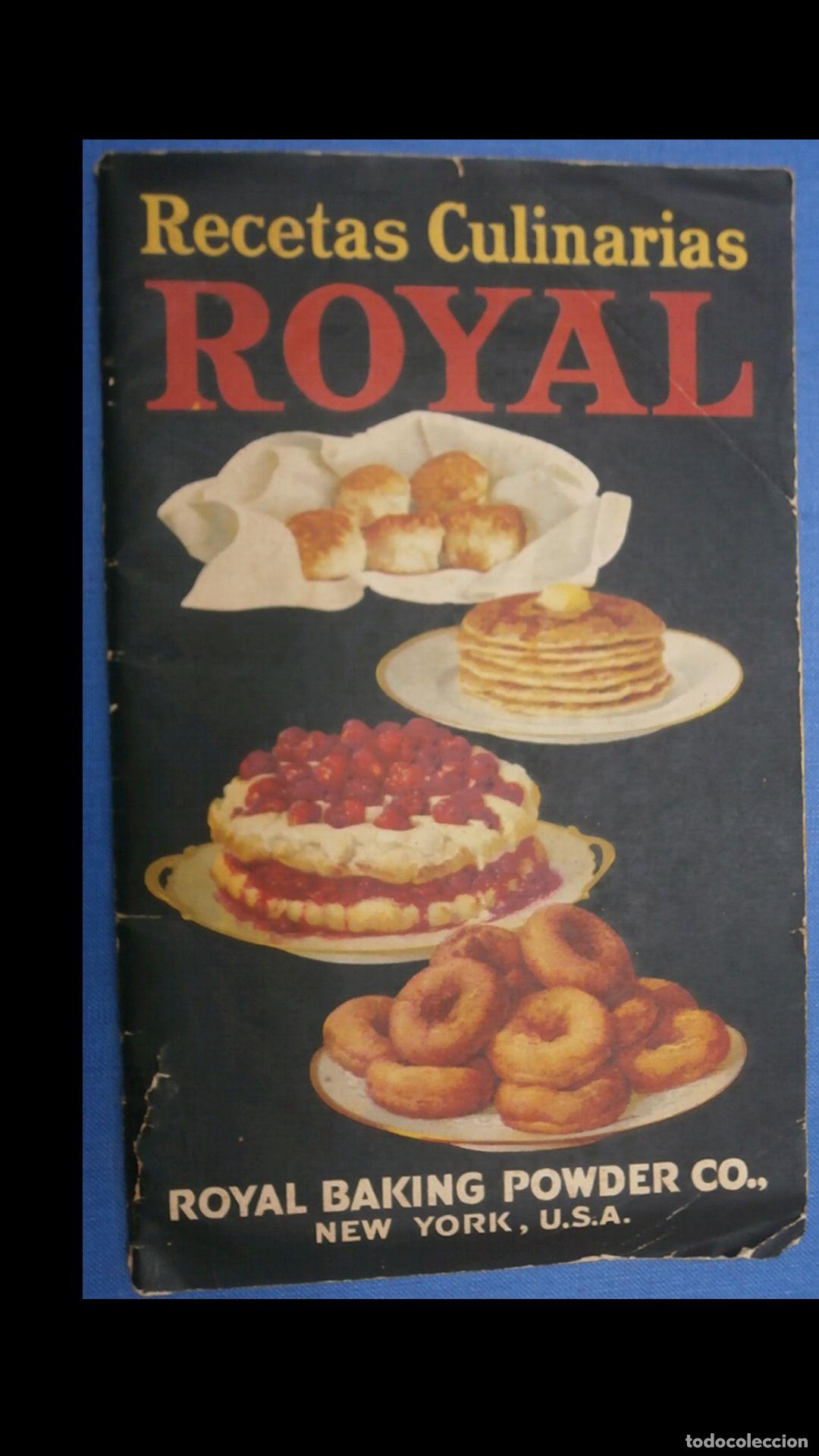 Libros antiguos: Recetas culinarias Royal - Foto 1