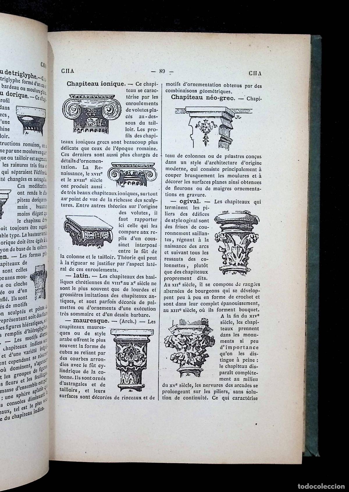 Libros antiguos: LEXIQUE DES TERMES DART. - ADELINE, Jules. 1884. - Foto 5