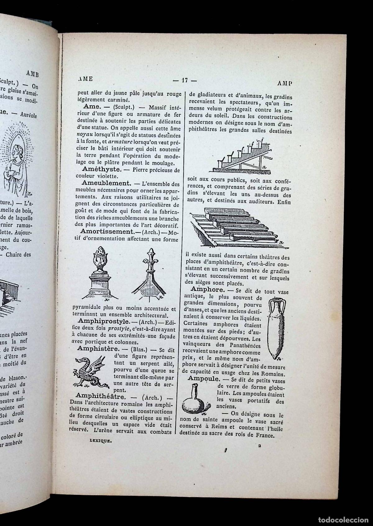 Libros antiguos: LEXIQUE DES TERMES DART. - ADELINE, Jules. 1884. - Foto 4