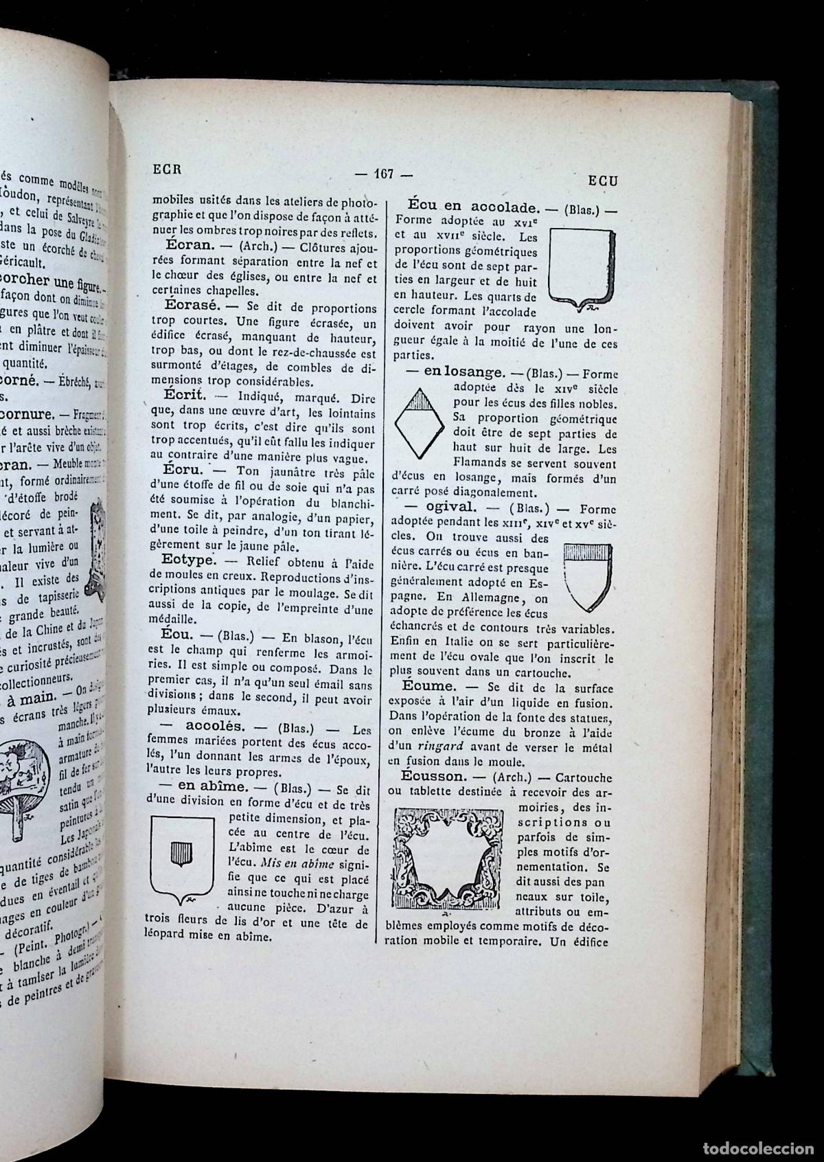 Libros antiguos: LEXIQUE DES TERMES DART. - ADELINE, Jules. 1884. - Foto 7