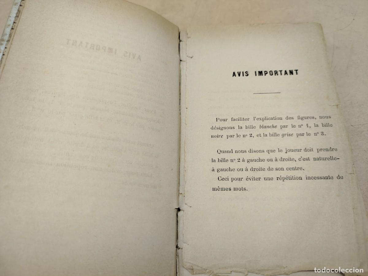 Libros antiguos: LE BILLARD MANGIN 1881 - Foto 5