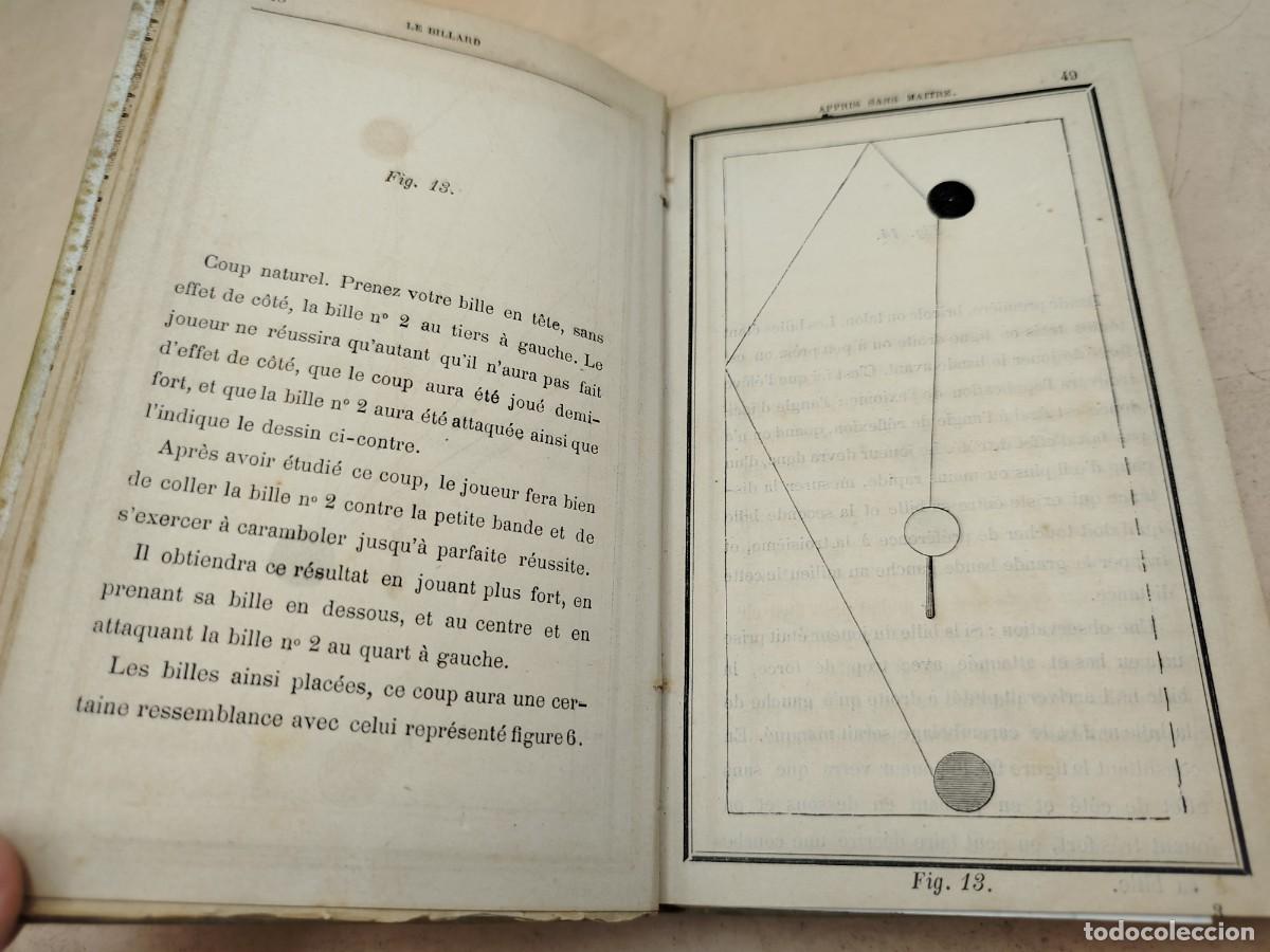 Libros antiguos: LE BILLARD MANGIN 1881 - Foto 6