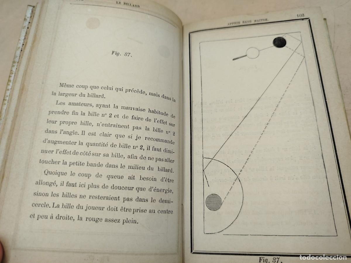 Libros antiguos: LE BILLARD MANGIN 1881 - Foto 7
