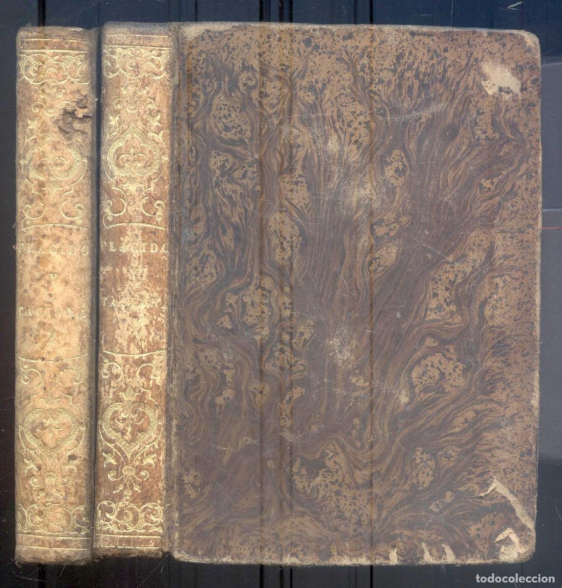 Antiquarische B&uuml;cher: NUMULITE L1664 Pl&aacute;cido y Taciana cooperaci&oacute;n de la Gracia Tomo I y II Herederos de V. Pla 1851