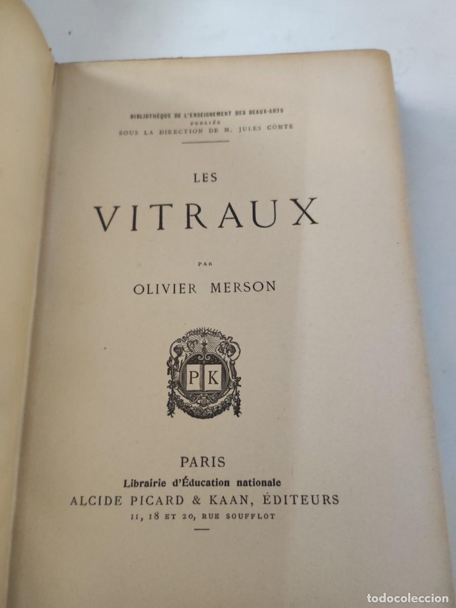 Libros antiguos: Oliver Merson. Les Vitraux. 1895 - Foto 3