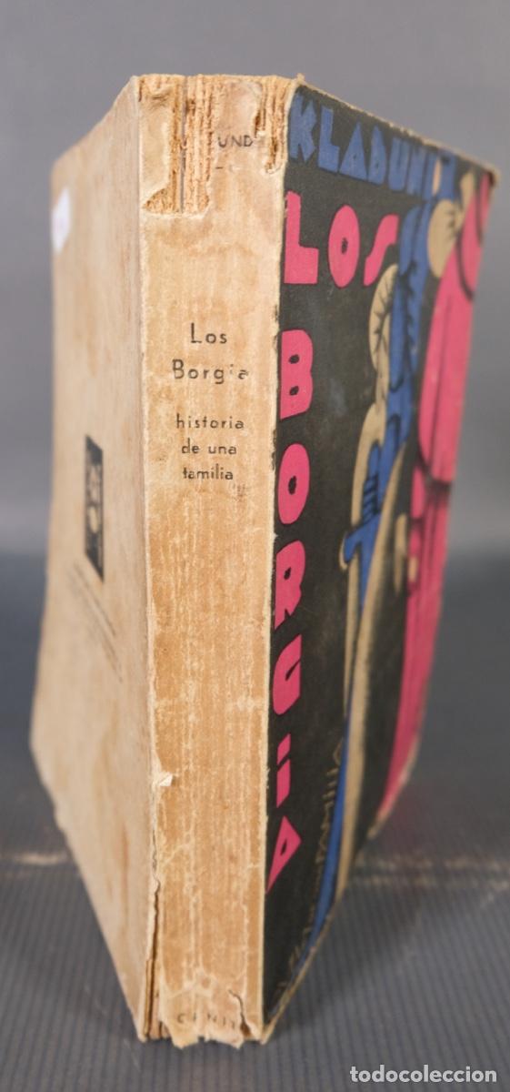 Libros antiguos: Los Borgia - Klabund - Ed. Cenit, 1930. - Foto 3