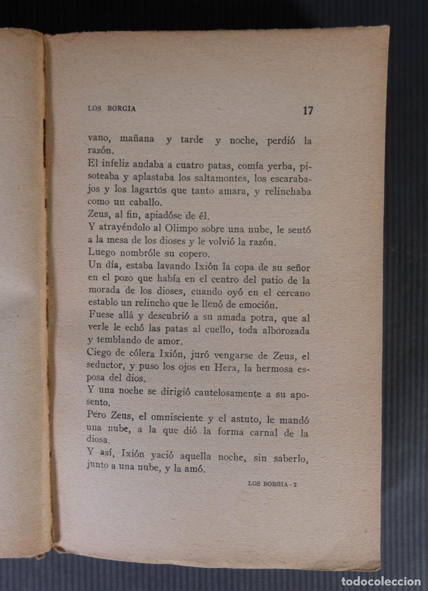 Libros antiguos: Los Borgia - Klabund - Ed. Cenit, 1930. - Foto 5