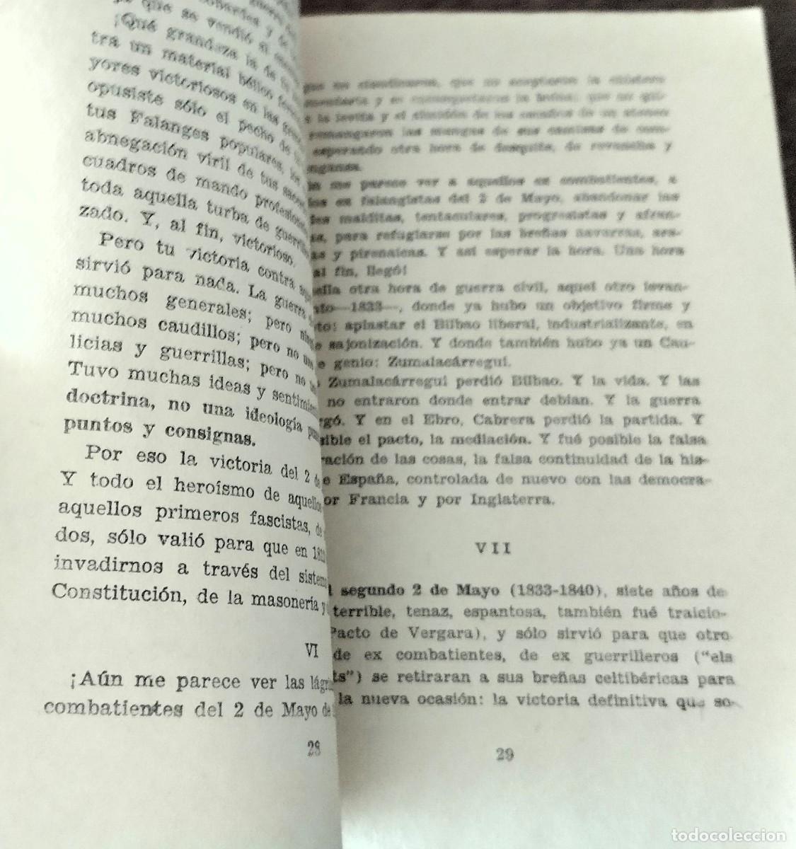 Libros antiguos: Gim&eacute;nez Caballero, Triunfo del 2 de mayo, Ediciones Los Combatientes, 1939, - Foto 4