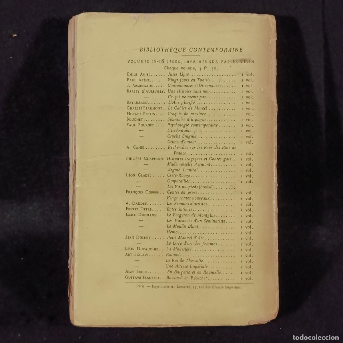 Libros antiguos: ANDR&Eacute; CORN&Eacute;LIS - PAUL BOURGET - ALPHONSE LEMERE &Eacute;DITEUR - 1887 / 487 - Foto 2