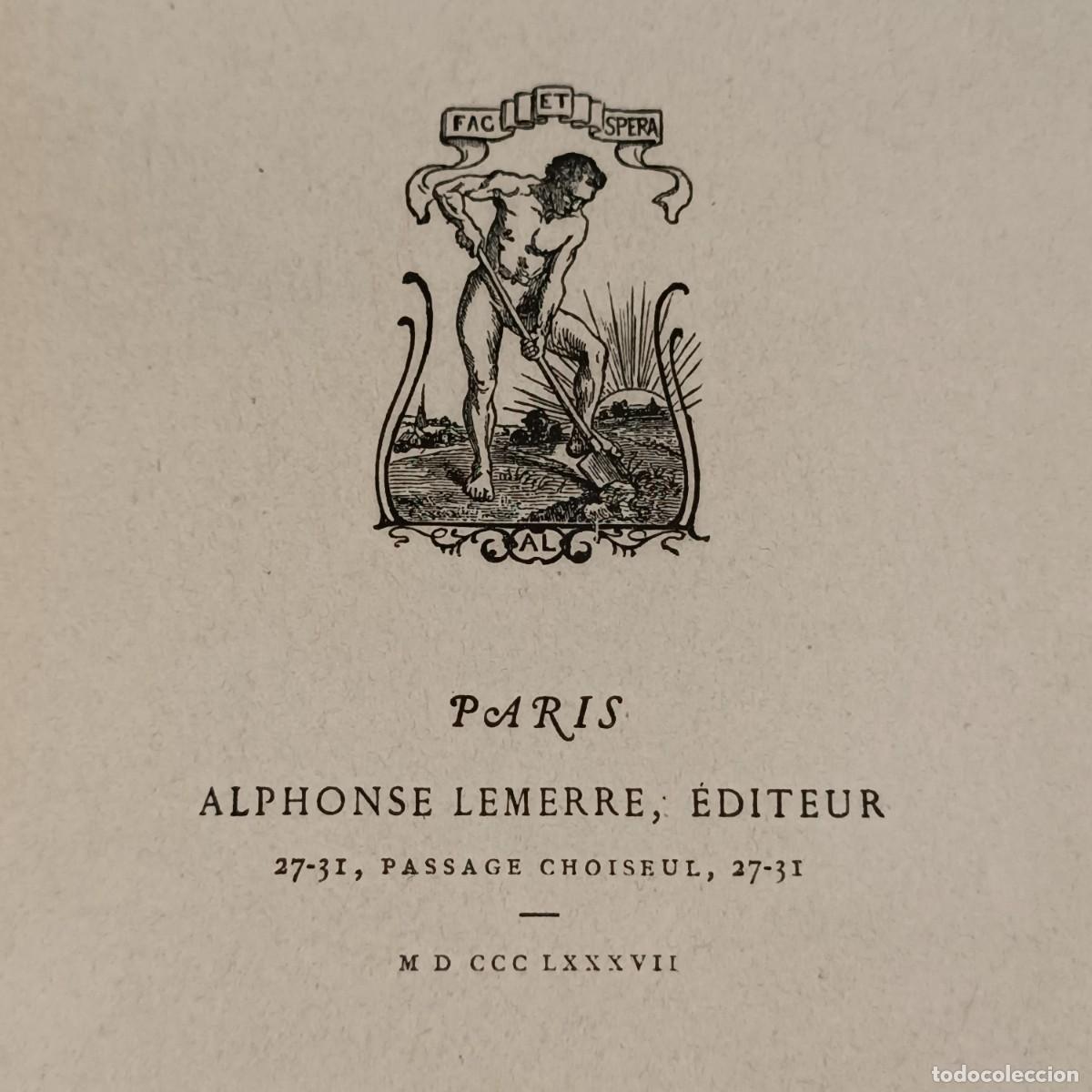 Libros antiguos: ANDR&Eacute; CORN&Eacute;LIS - PAUL BOURGET - ALPHONSE LEMERE &Eacute;DITEUR - 1887 / 487 - Foto 4