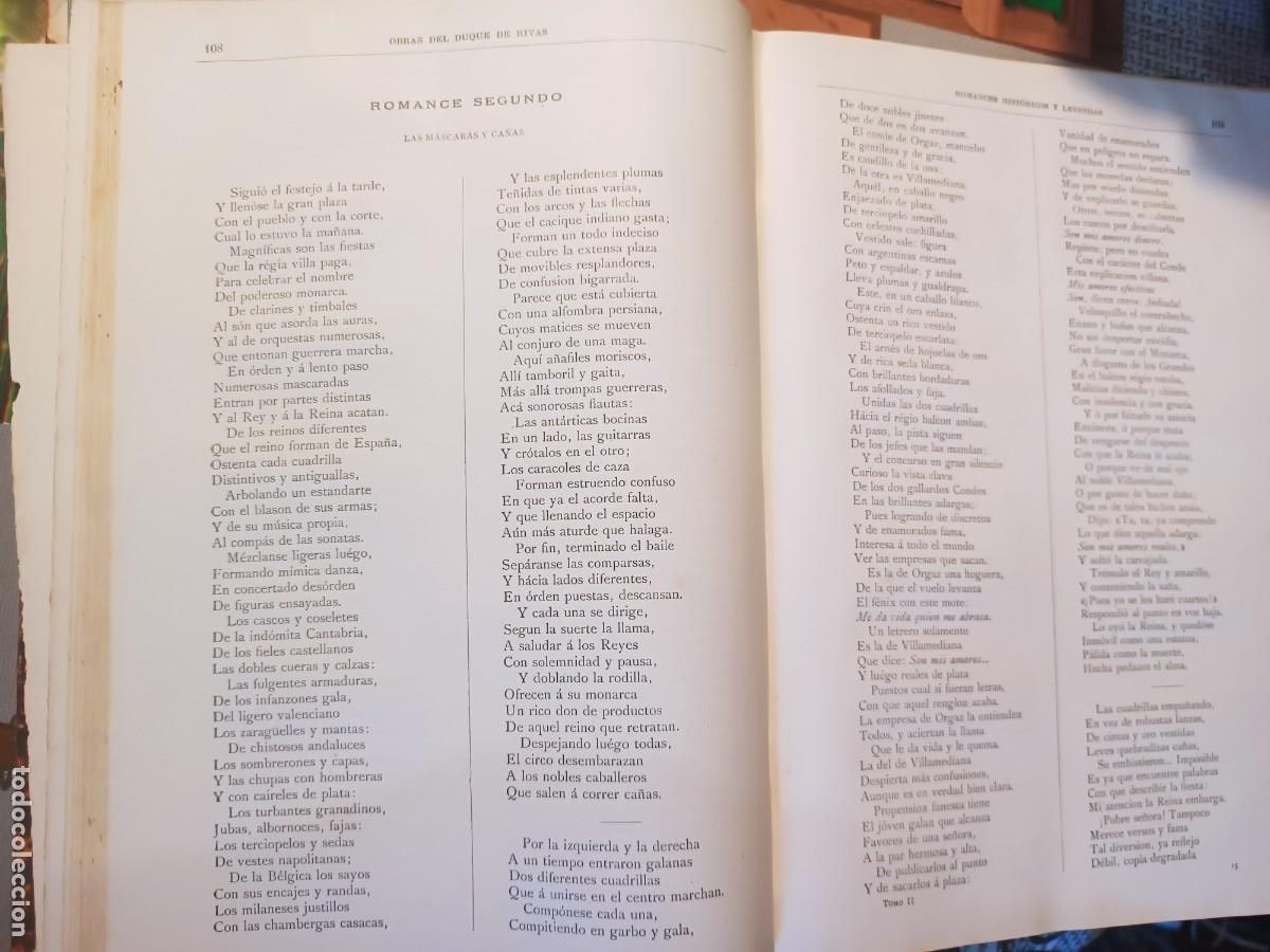 Libros antiguos: Obras del D. Angel de Saavedra Duque de Rivas - Foto 3