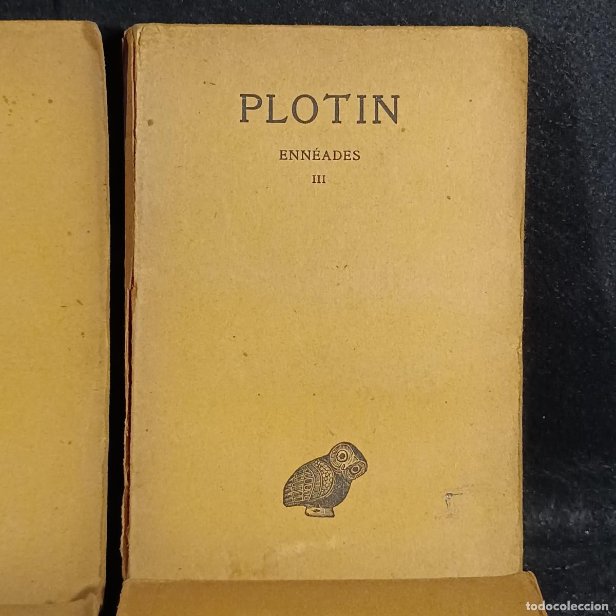 Libros antiguos: PLOTIN - ENN&Eacute;ADES - TOMO 1 AL 6 - SOCI&Eacute;T&Eacute; D&Eacute;DITION - 1924 / 631 - Foto 4