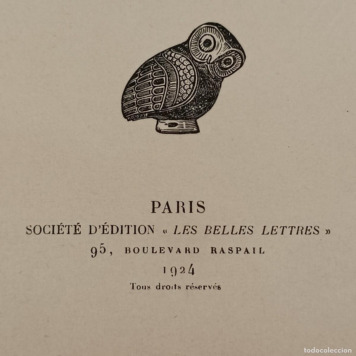 Libros antiguos: PLOTIN - ENN&Eacute;ADES - TOMO 1 AL 6 - SOCI&Eacute;T&Eacute; D&Eacute;DITION - 1924 / 631 - Foto 10