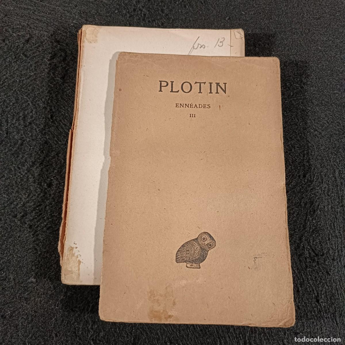Libros antiguos: PLOTIN - ENN&Eacute;ADES - TOMO 1 AL 6 - SOCI&Eacute;T&Eacute; D&Eacute;DITION - 1924 / 631 - Foto 14