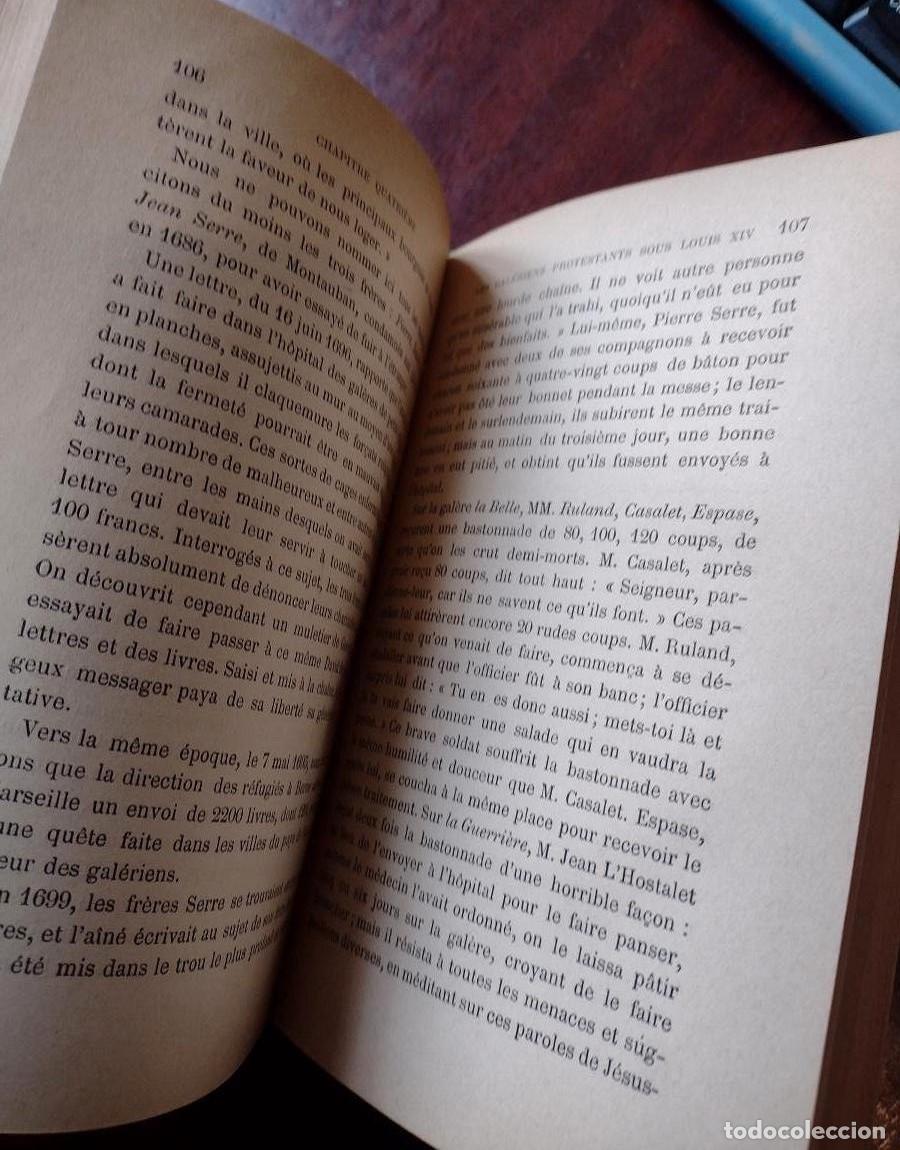 Libros antiguos: Sc&egrave;nes de la R&eacute;vocation de L&acute;&Eacute;dit de Nantes 1885 A. Vulliet - Foto 3