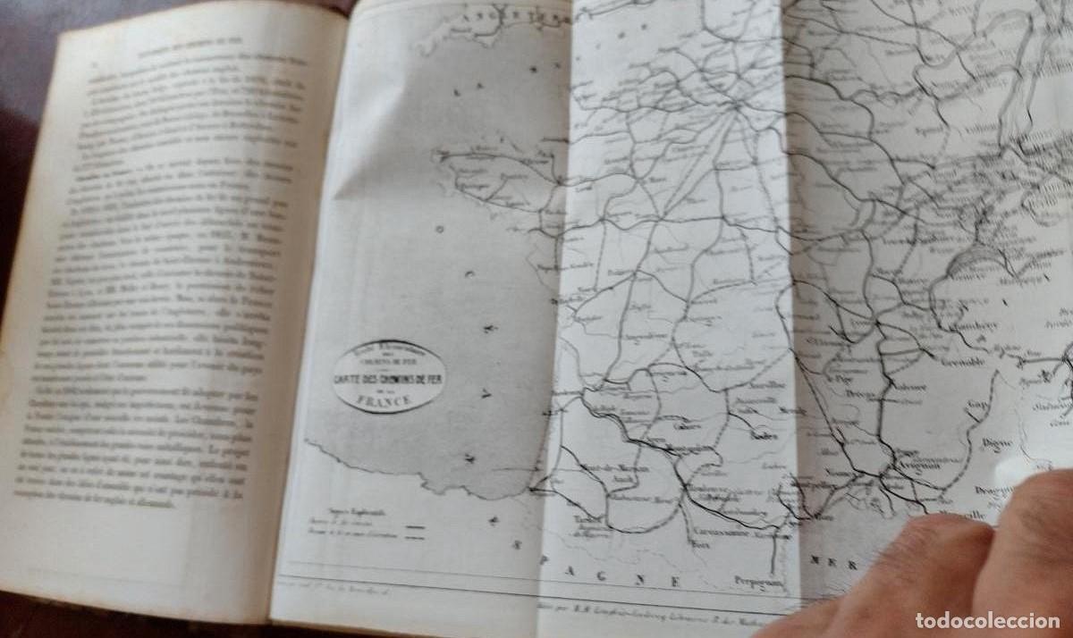 Libros antiguos: Trait&eacute; &Eacute;l&eacute;mentaire des Chemis de Fer 1858 Aug. Perdonnet - Foto 6