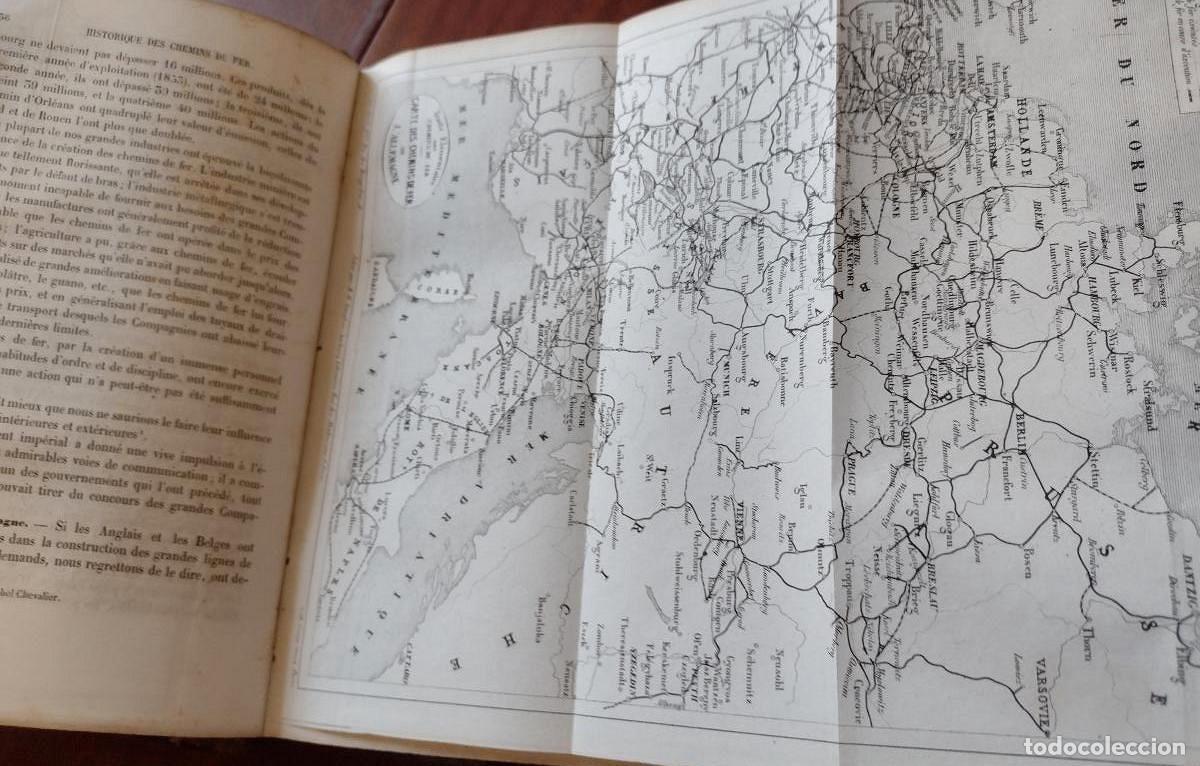 Libros antiguos: Trait&eacute; &Eacute;l&eacute;mentaire des Chemis de Fer 1858 Aug. Perdonnet - Foto 8