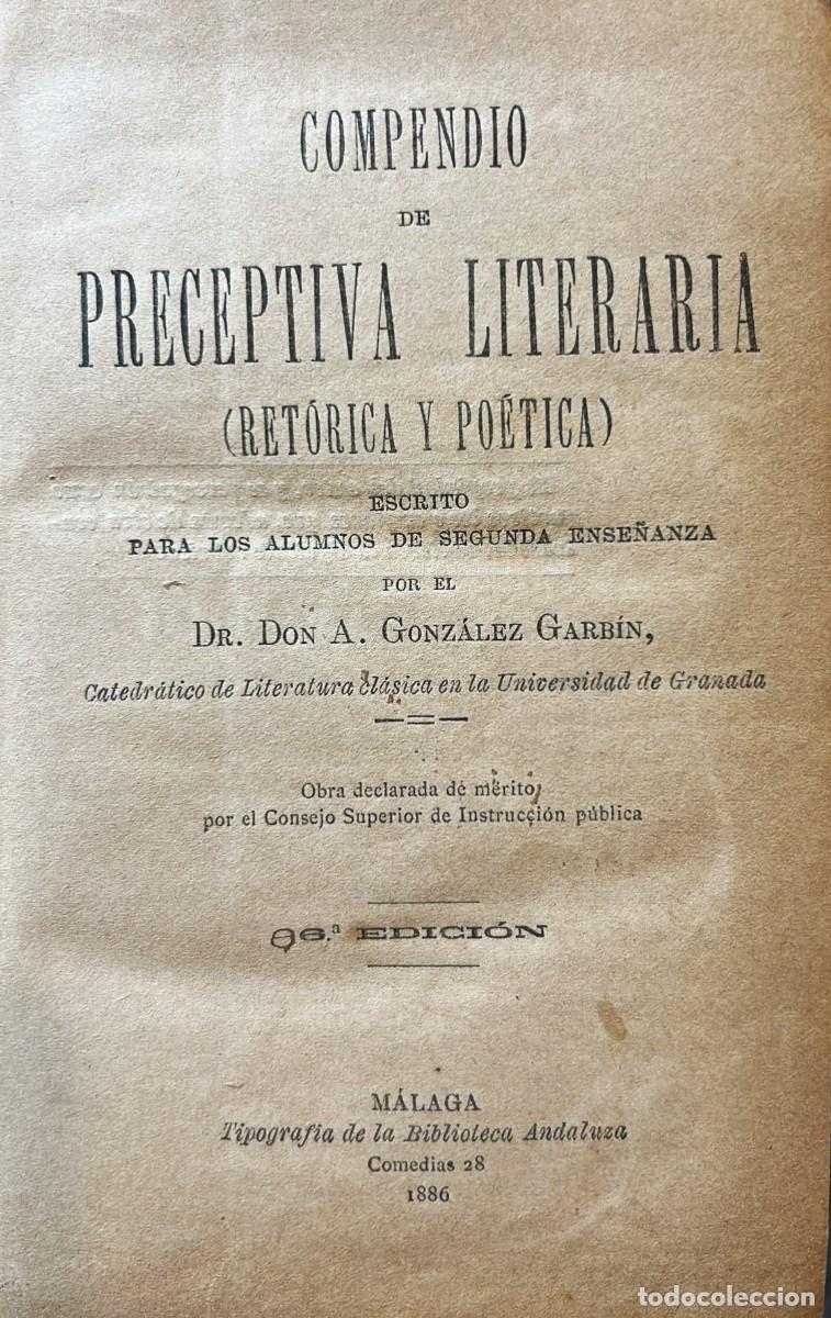Libros antiguos: GONZ&Aacute;LEZ GARB&Iacute;N, Antonio. - Foto 2