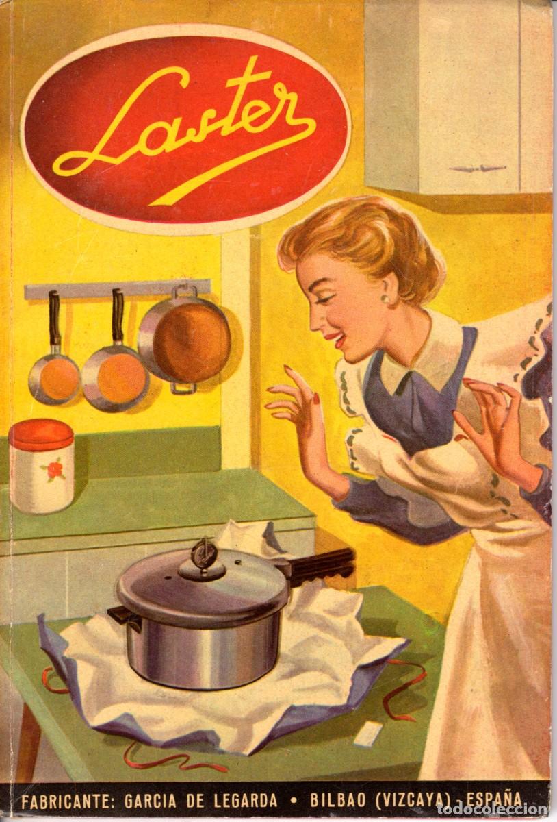 Libros antiguos: RECETARIO DE COCINA OLLA A PRESION LASTER - Foto 1