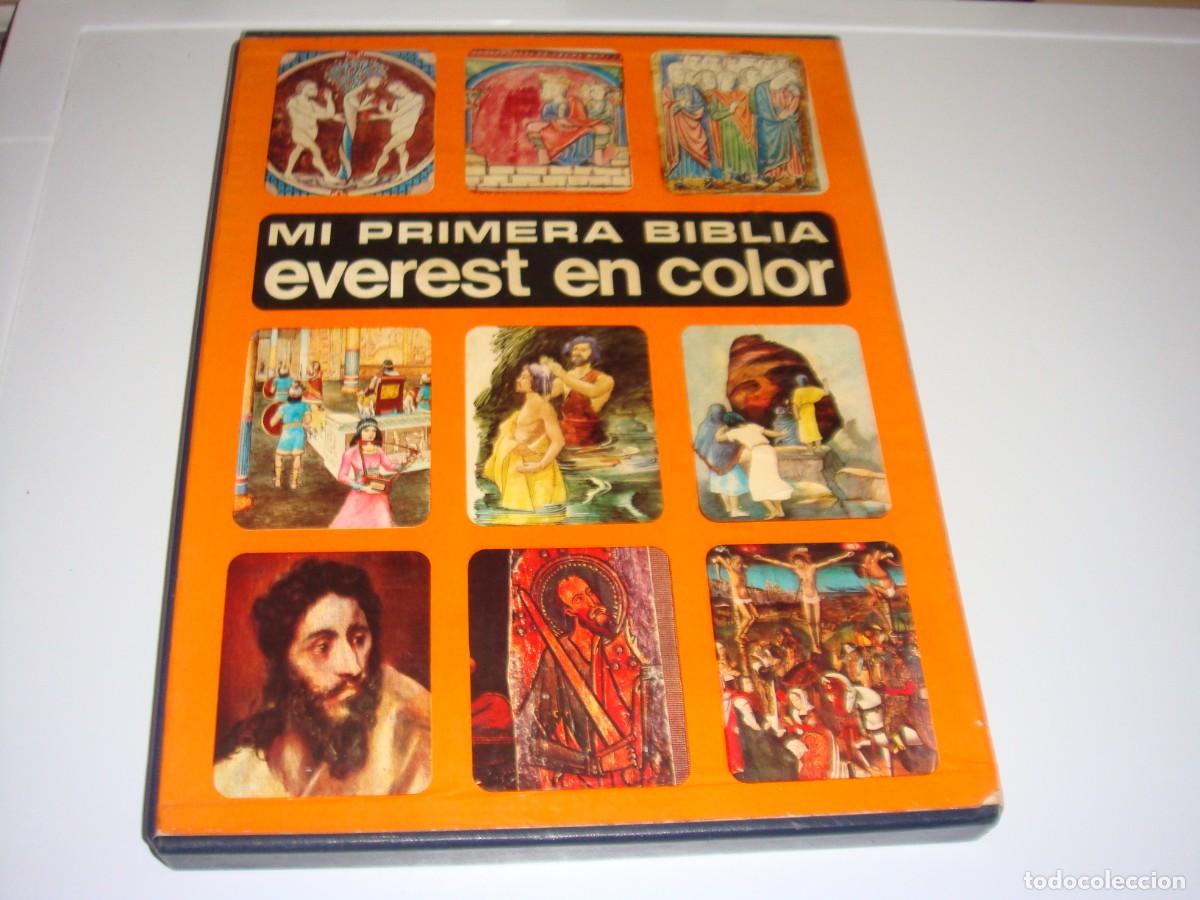 Libros antiguos: MI PRIMERA BIBLIA EVEREST - Foto 1