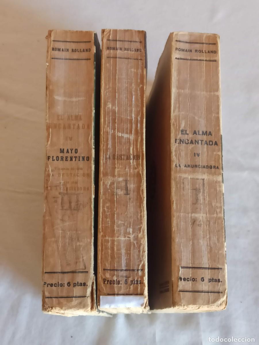 Libros antiguos: Libros Romain Rolland El alma encantada - Foto 6