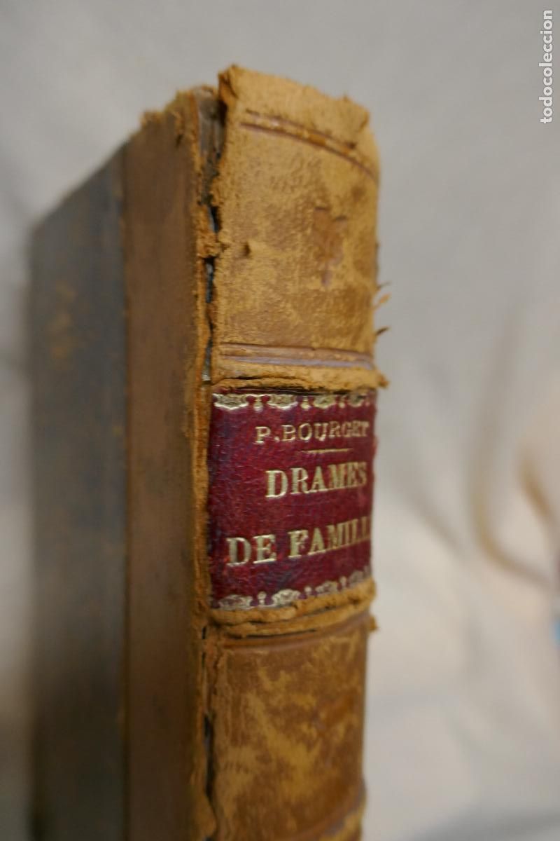 Libros antiguos: Drames de Famille Edici&oacute;n en Franc&eacute;s de Paul Bourget - Foto 5