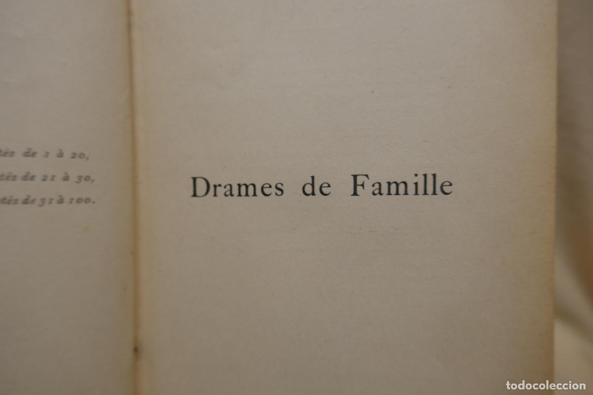 Libros antiguos: Drames de Famille Edici&oacute;n en Franc&eacute;s de Paul Bourget - Foto 11