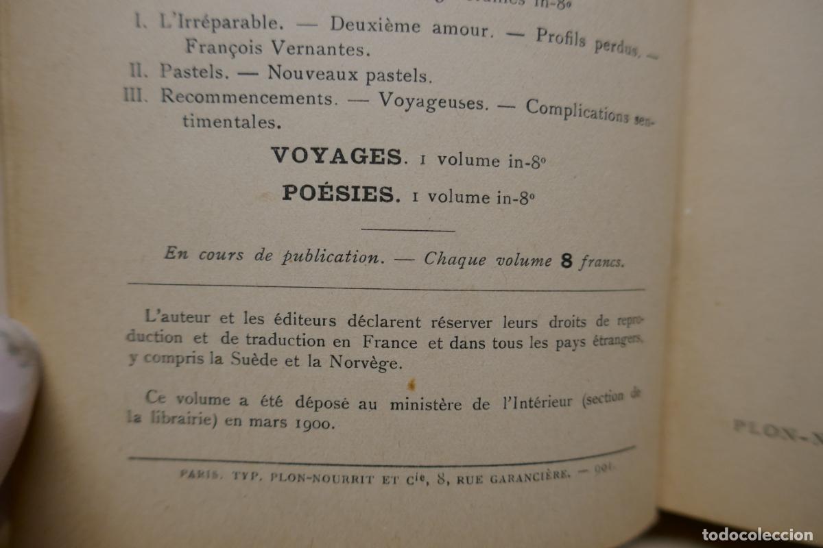 Libros antiguos: Drames de Famille Edici&oacute;n en Franc&eacute;s de Paul Bourget - Foto 15