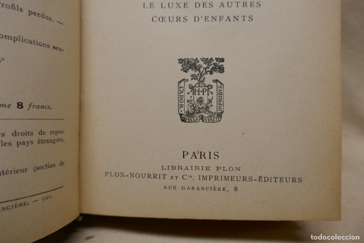 Libros antiguos: Drames de Famille Edici&oacute;n en Franc&eacute;s de Paul Bourget - Foto 17