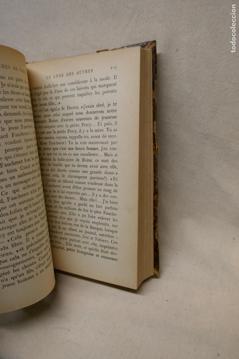 Libros antiguos: Drames de Famille Edici&oacute;n en Franc&eacute;s de Paul Bourget - Foto 20