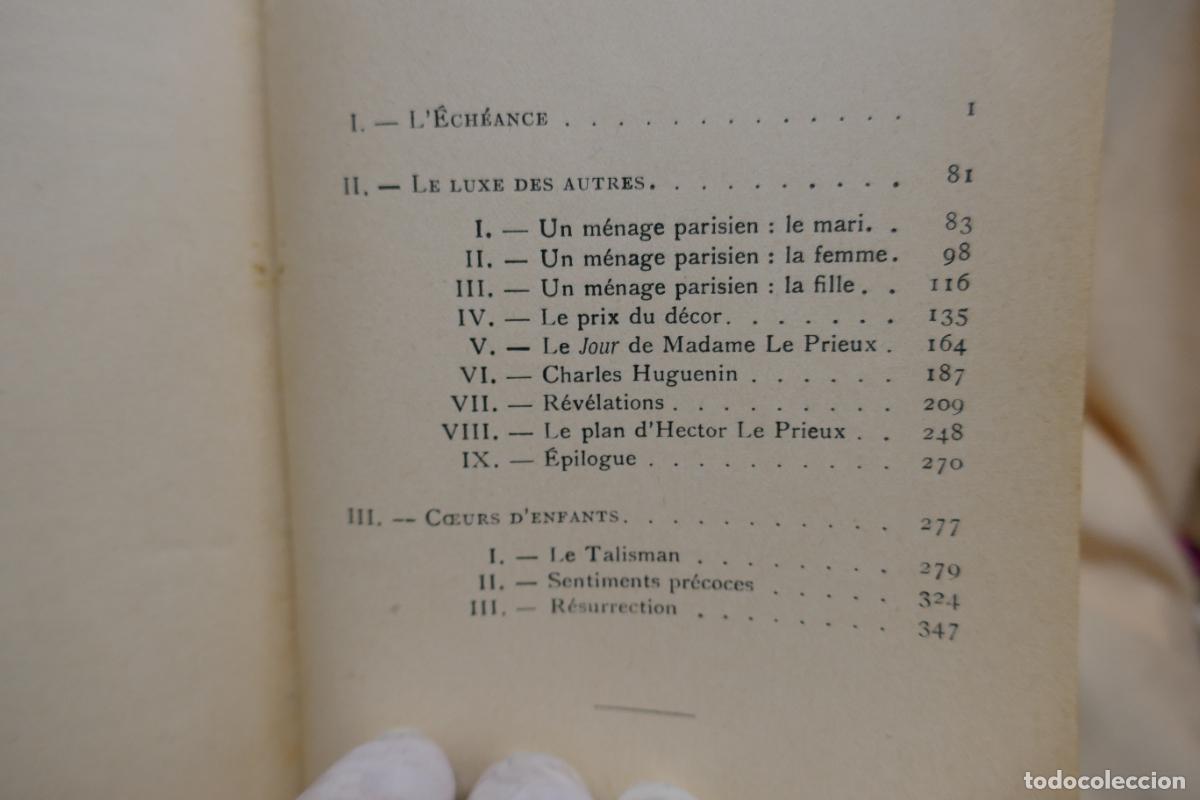Libros antiguos: Drames de Famille Edici&oacute;n en Franc&eacute;s de Paul Bourget - Foto 23