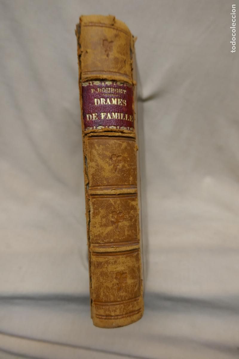 Libros antiguos: Drames de Famille Edici&oacute;n en Franc&eacute;s de Paul Bourget - Foto 1