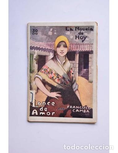 Libros antiguos: Lance de amor - CAMBA, Francisco - Foto 1