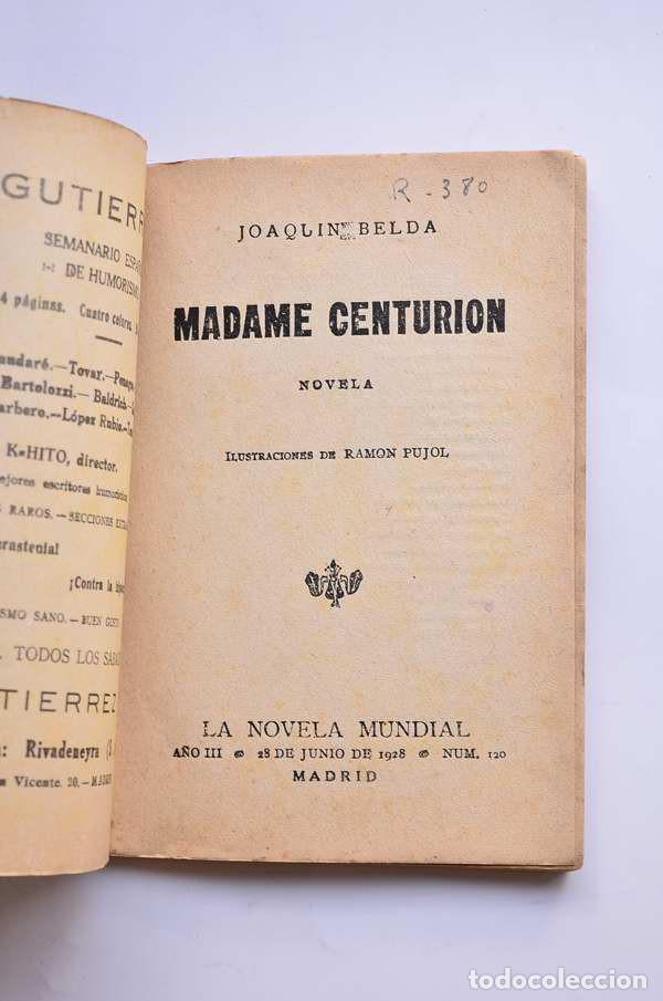 Libros antiguos: Madame Centuri&oacute;n - BELDA, Joaqu&iacute;n - Foto 2