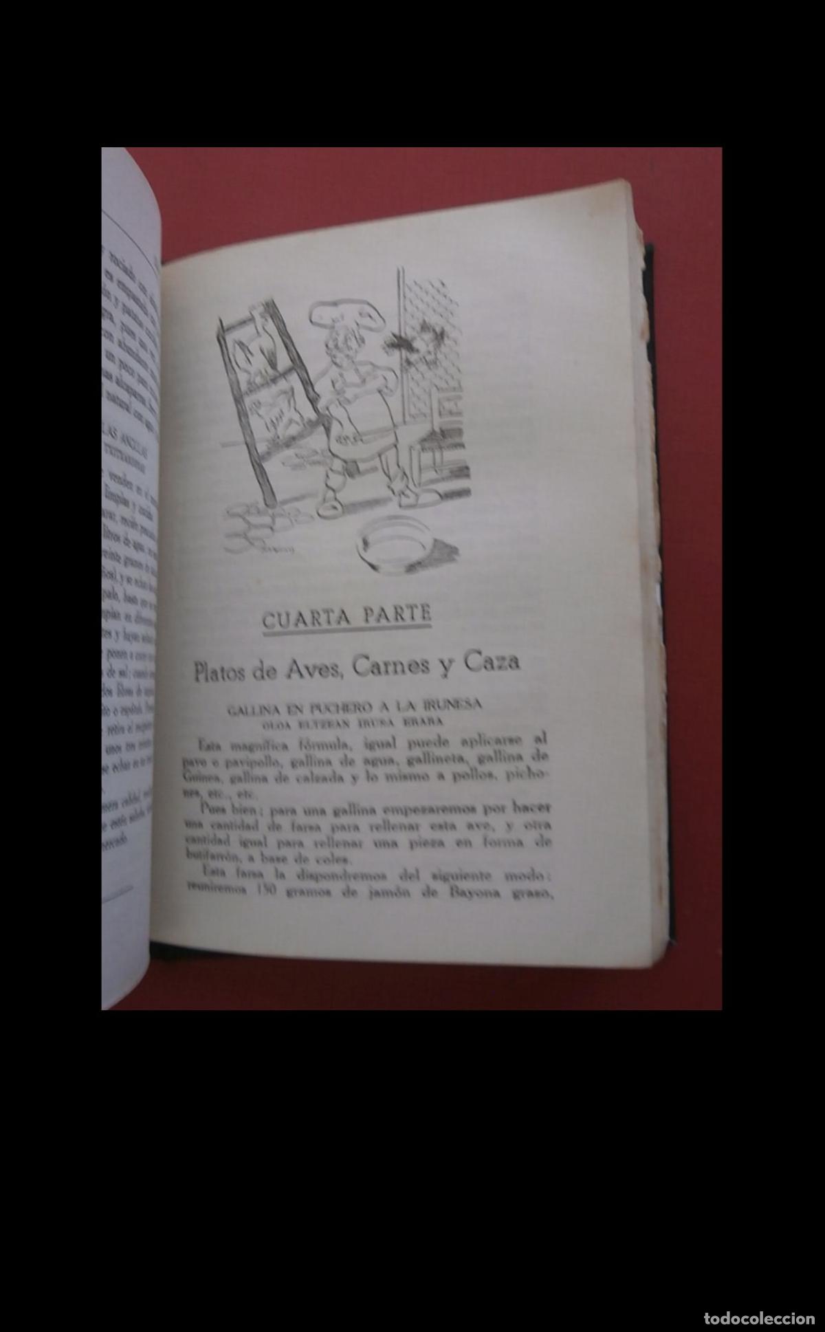 Libros antiguos: La Cocina Vasca. Laurak-Bat. Ignacio Domenech - Foto 3