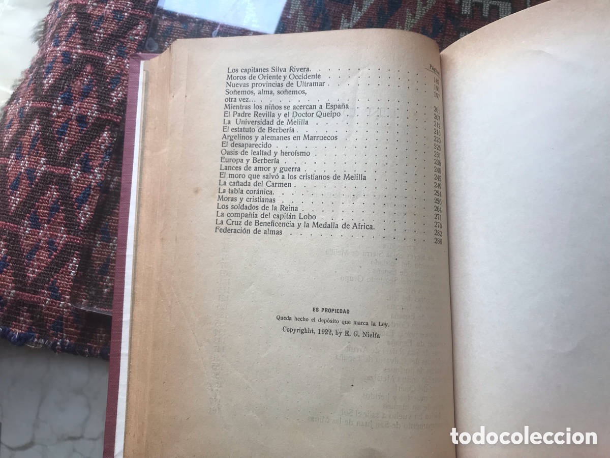 Libros antiguos: Moros y cristianos. E. G. Nielfa 1922 - Foto 6