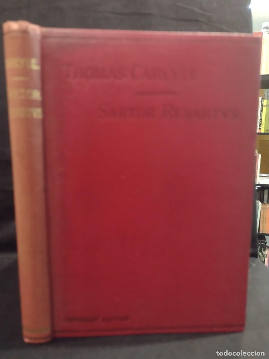 Libros antiguos: Sartor Resartvs - Thomas Carlyle - Foto 1