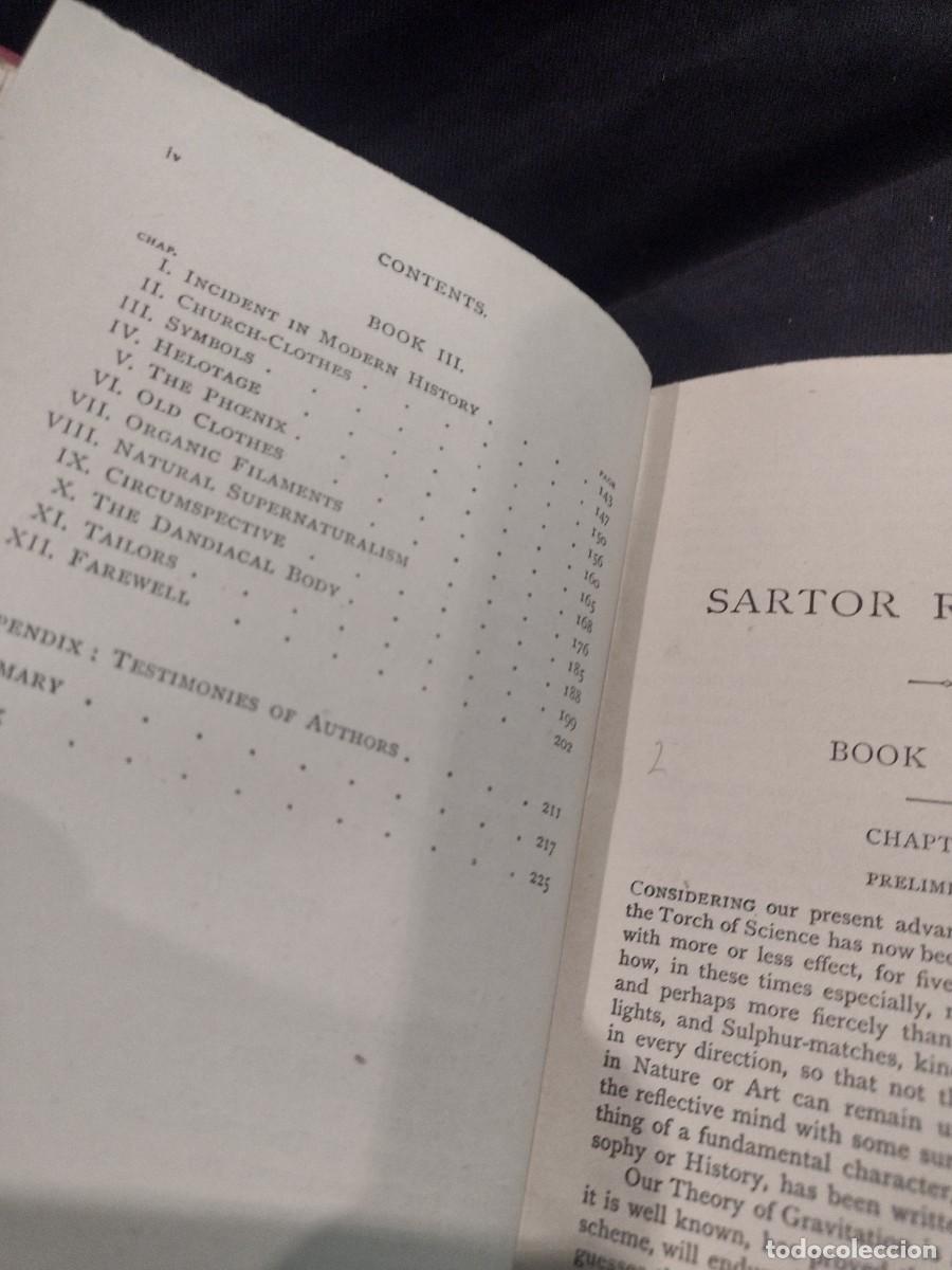 Libros antiguos: Sartor Resartvs - Thomas Carlyle - Foto 5