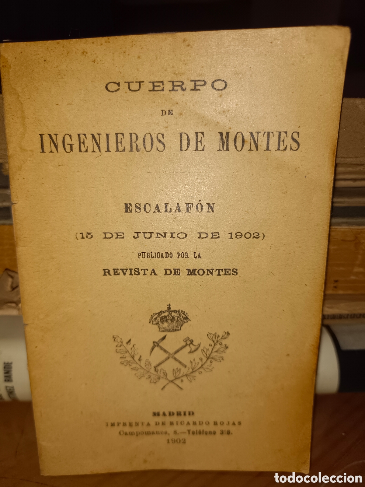 Libros antiguos: Cuerpo de Ingenieros de Montes - Foto 1
