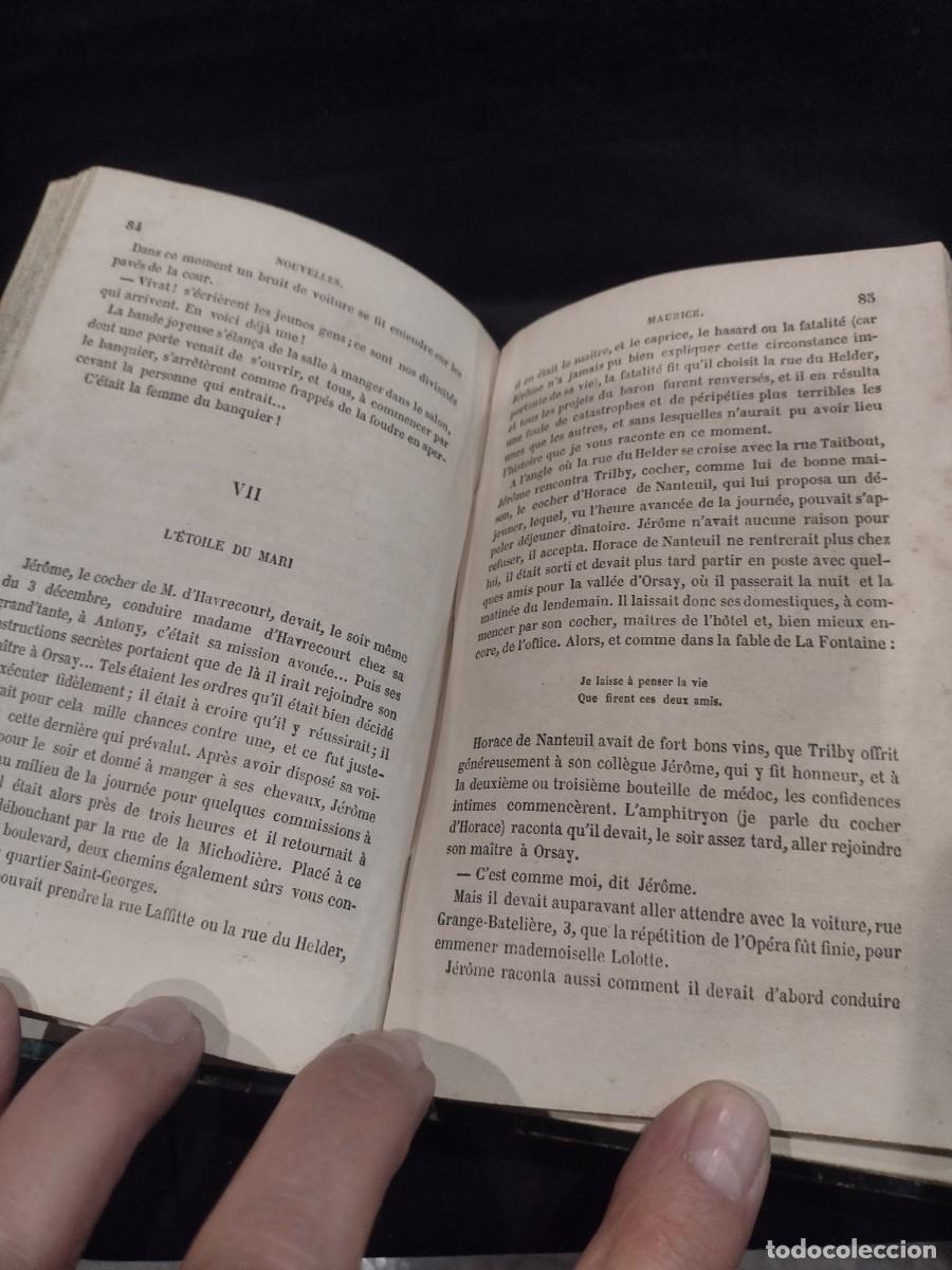 Libros antiguos: Nouvelles de Eug&egrave;ne Scribe 1856 - Foto 4