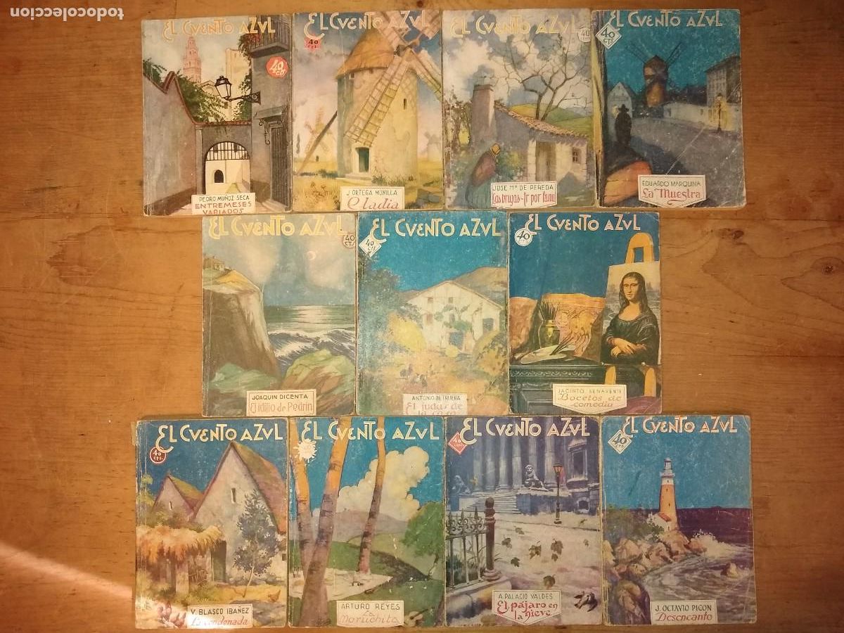 Libros antiguos: EL CUENTO AZUL, Lote de 11 libros, Desde 1928 - Foto 1