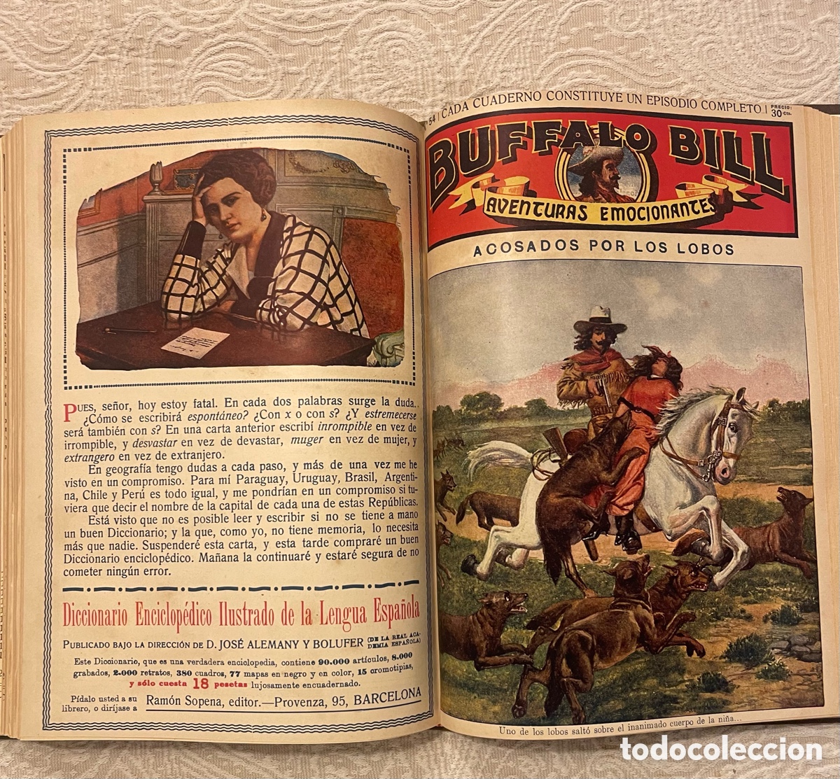 Libros antiguos: BUFFALO BILL. Aventuras Emocionantes - Foto 7