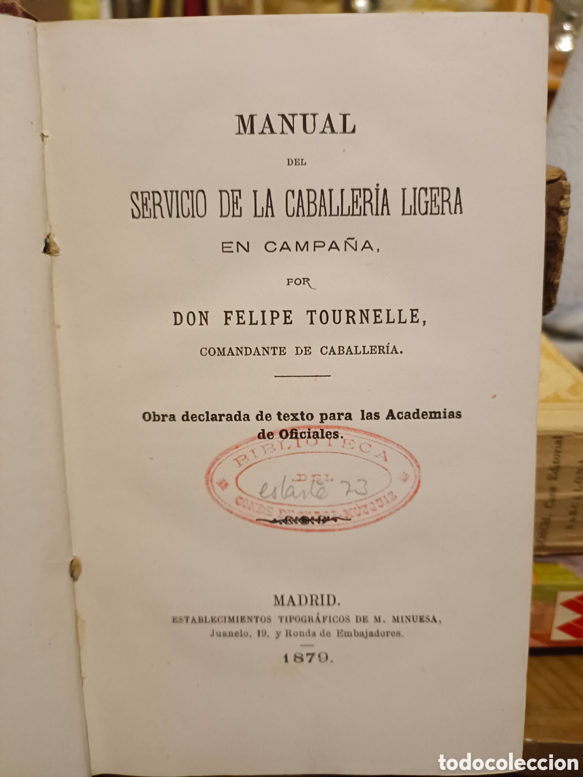 Libros antiguos: Manual del Servicio de la Caballer&iacute;a Ligera - Foto 5