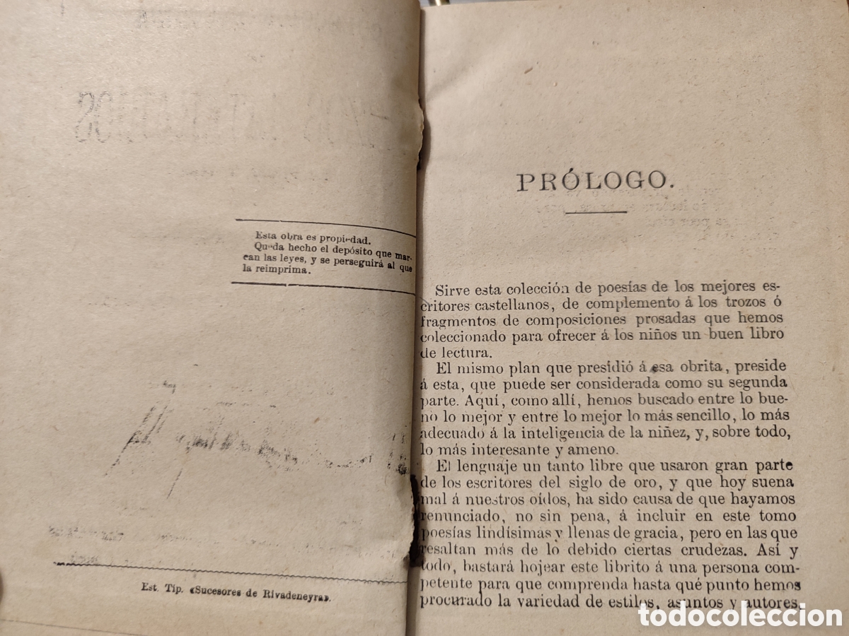 Libros antiguos: TROZOS LITERARIOS EN PROSA Y VERSO. 1890 - Foto 4
