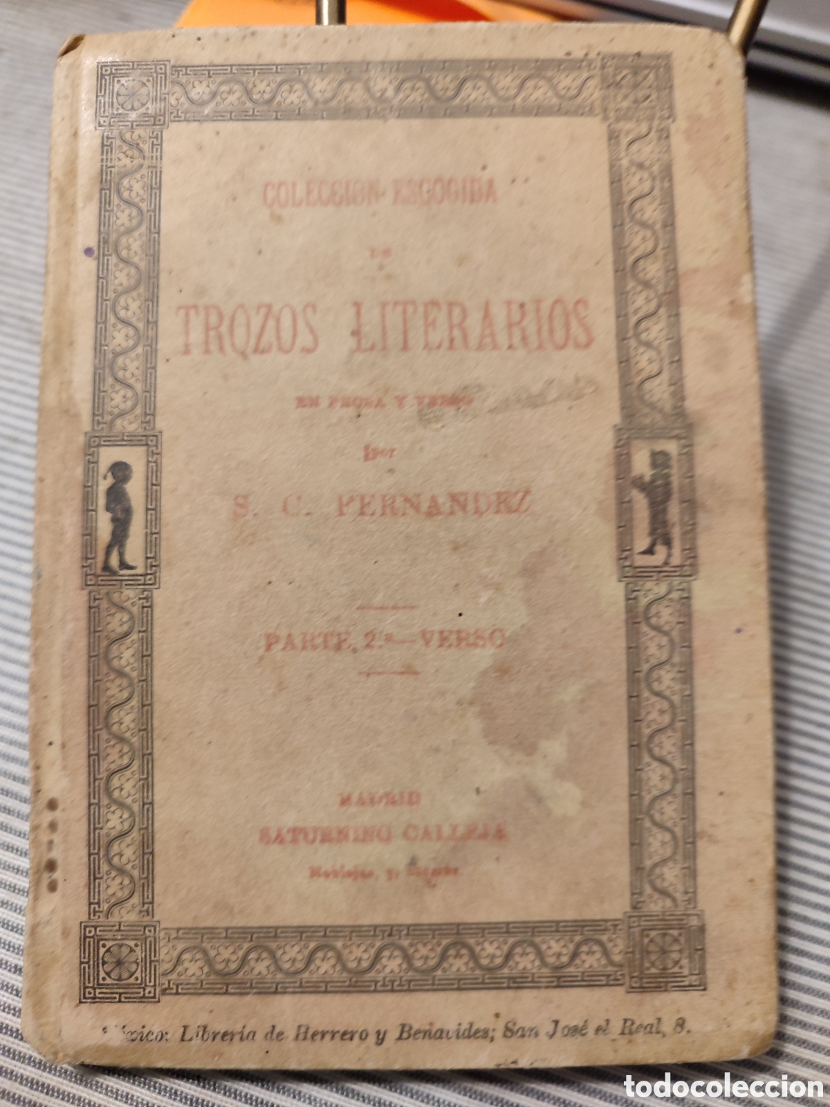 Libros antiguos: TROZOS LITERARIOS EN PROSA Y VERSO. 1890 - Foto 1