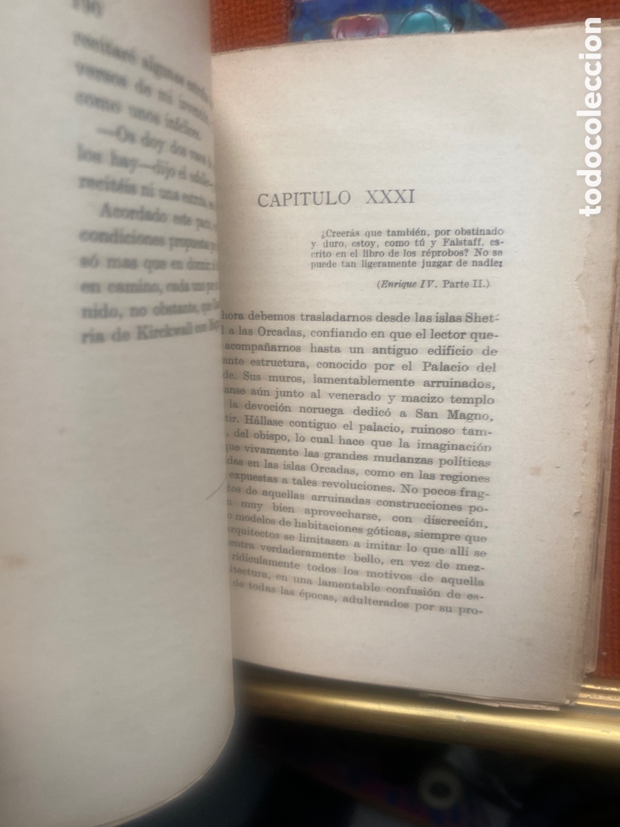 Libros antiguos: WALTER SCOTT - EL PIRATA - ESPASA/CALPE 1922 - Foto 3