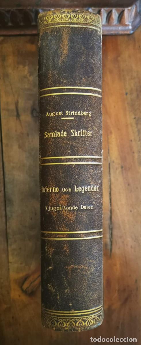 Libros antiguos: STRINDBERG, August. Inferno och legender - Foto 1