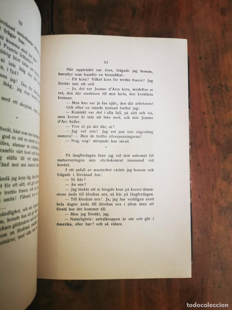 Libros antiguos: STRINDBERG, August. Inferno och legender - Foto 6